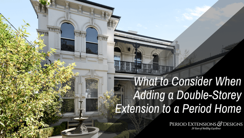 Double-Storey Extension to a Period Home