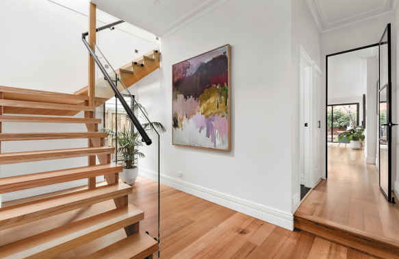 Second storey addition adding a new level to a Melbourne home
